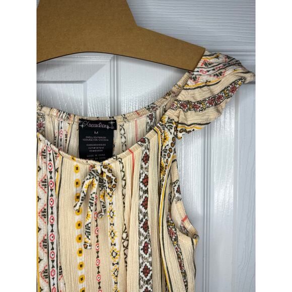 Xtraordinary Boho Ruffle Tank sz M - Picture 2 of 2